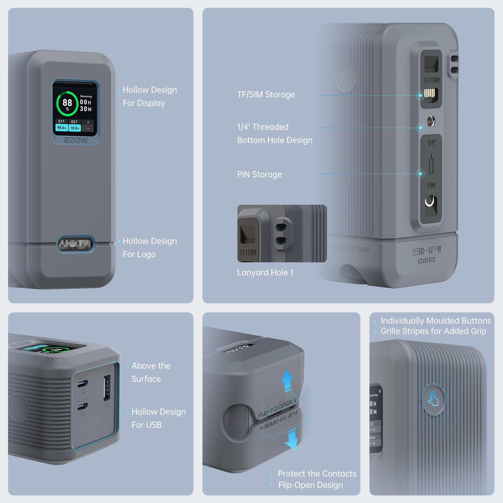 Amazon | SIKAI CASE 保護ケース For Anker Prime Power Bank